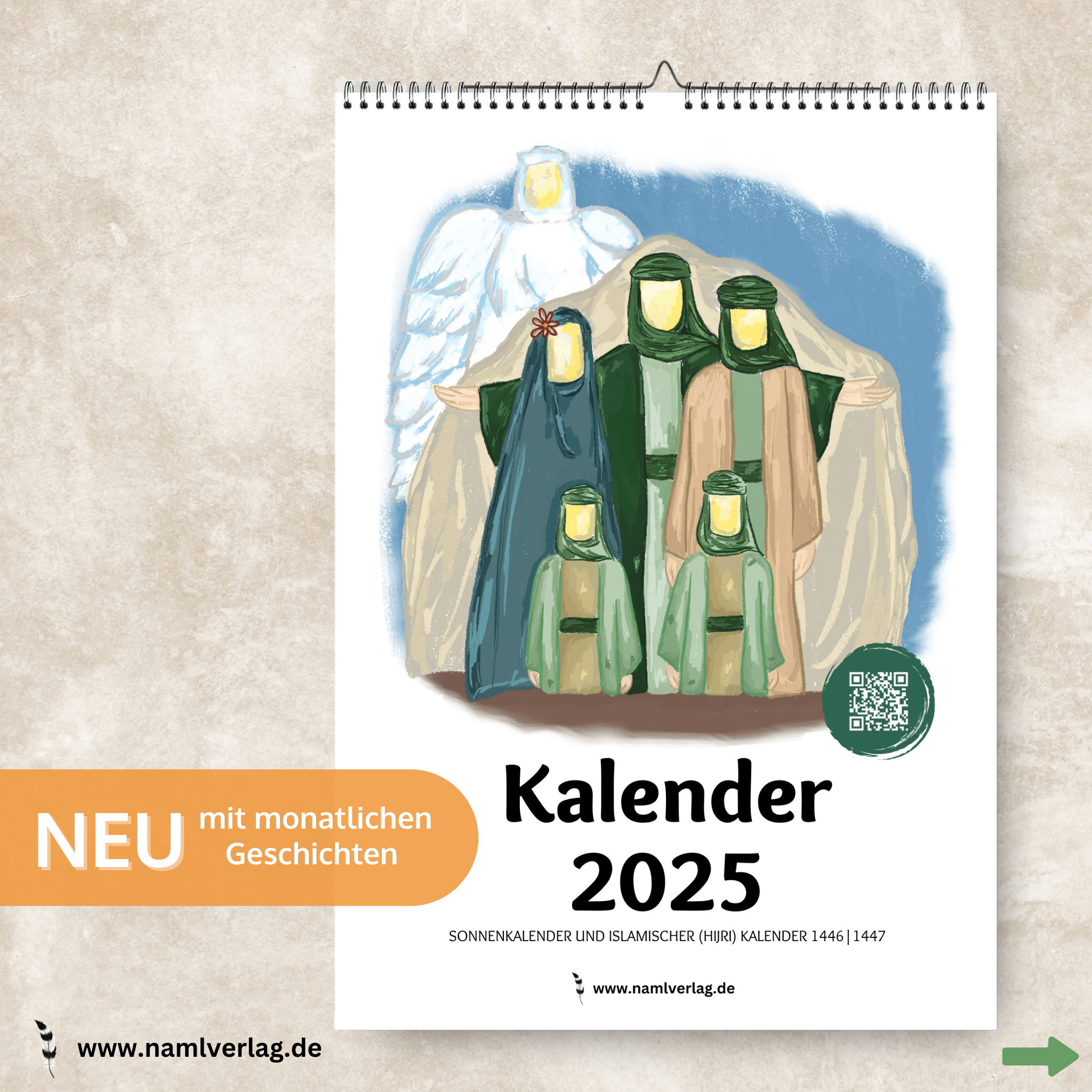 Islamischer Wandkalender 2025